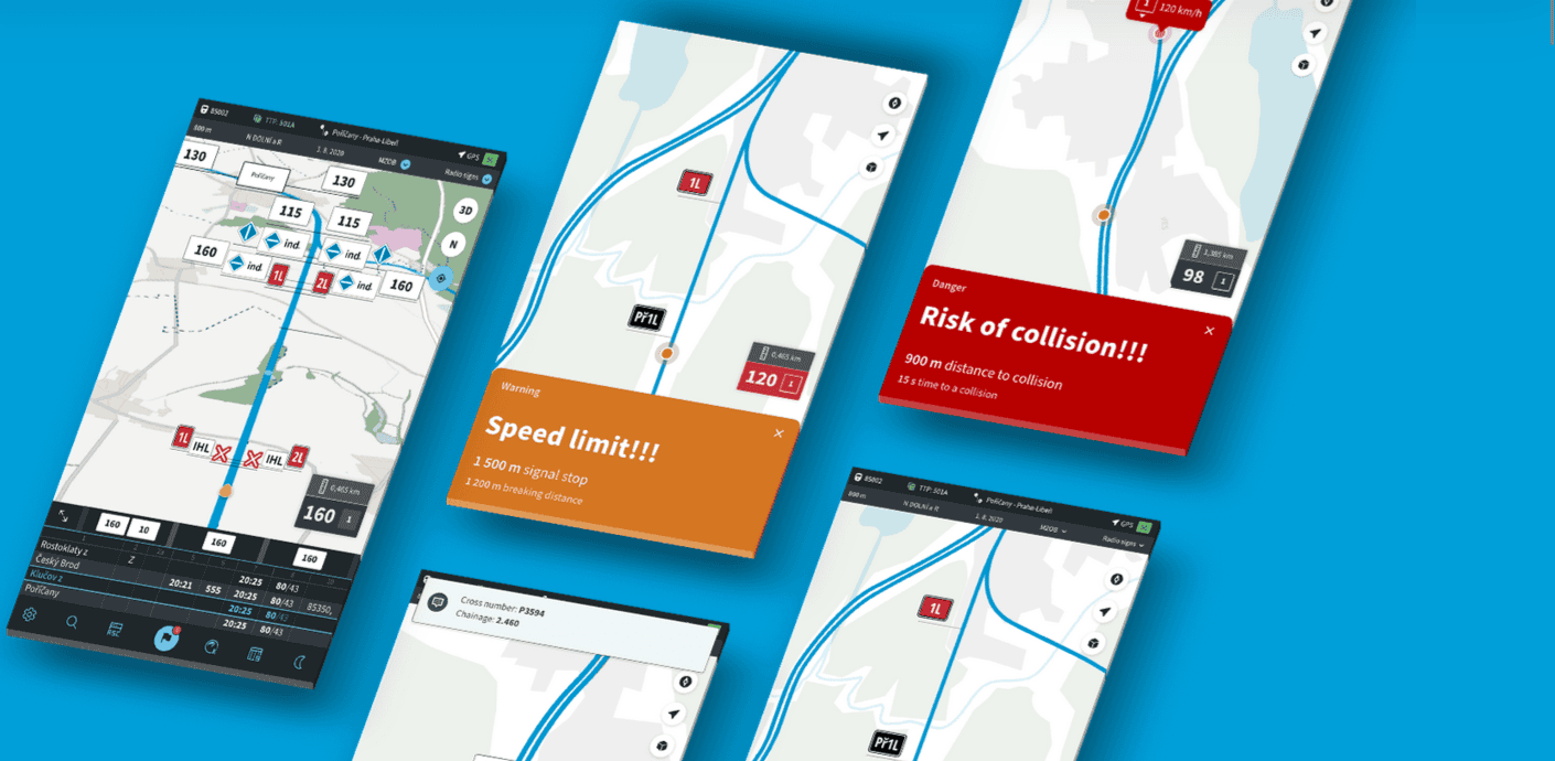 Train driver safety navigation system